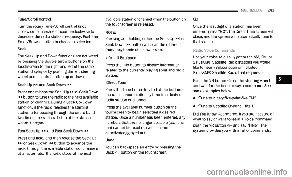 JEEP GLADIATOR 2021  Owners Manual 5 