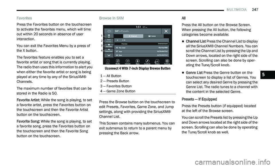 JEEP GLADIATOR 2021  Owners Manual 5 