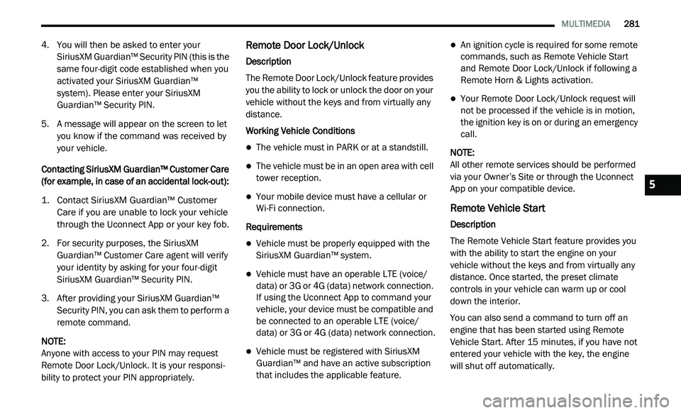 JEEP GLADIATOR 2021  Owners Manual 5 