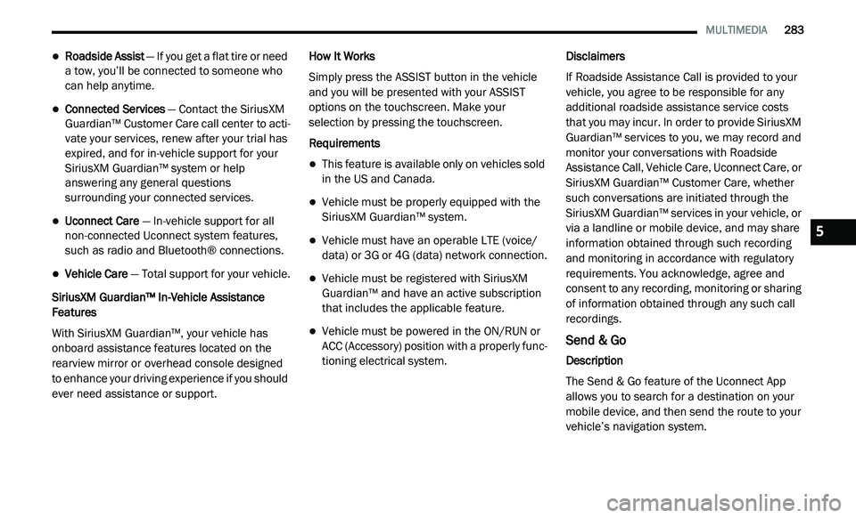 JEEP GLADIATOR 2021  Owners Manual 5 