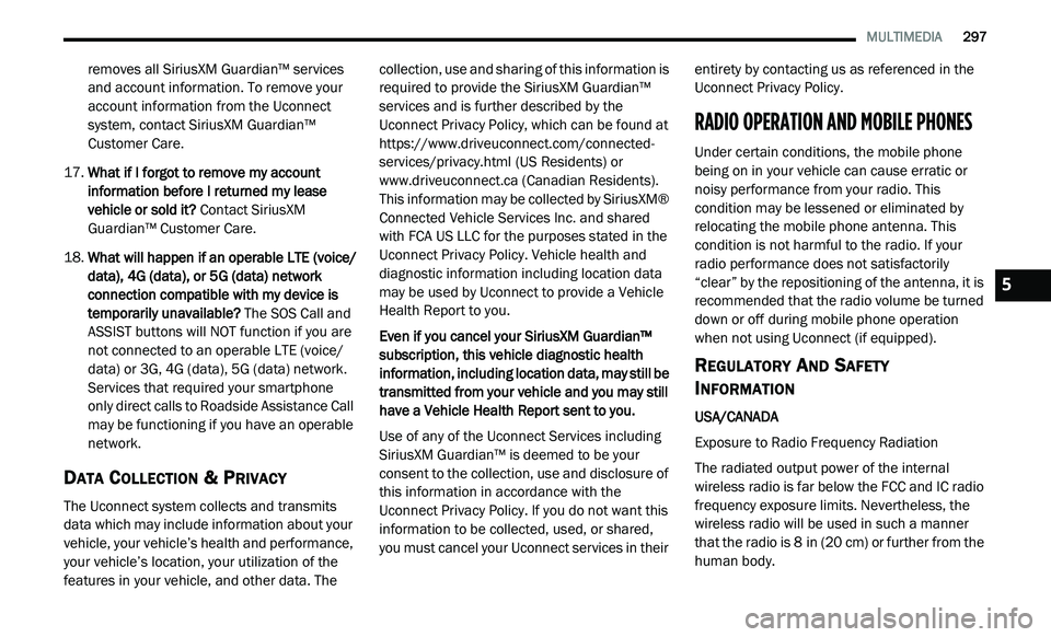 JEEP GLADIATOR 2021  Owners Manual 5 
