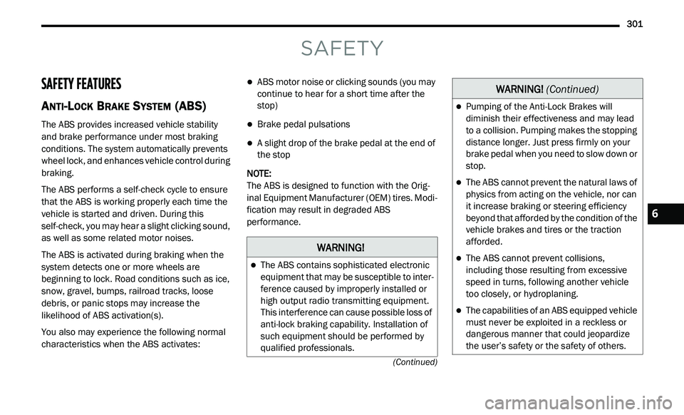 JEEP GLADIATOR 2021  Owners Manual �:�$�5�1�,�1�*�
�:�$�5�1�,�1�*� (Continuedyf
6 