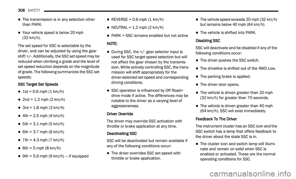 JEEP GLADIATOR 2021  Owners Manual 