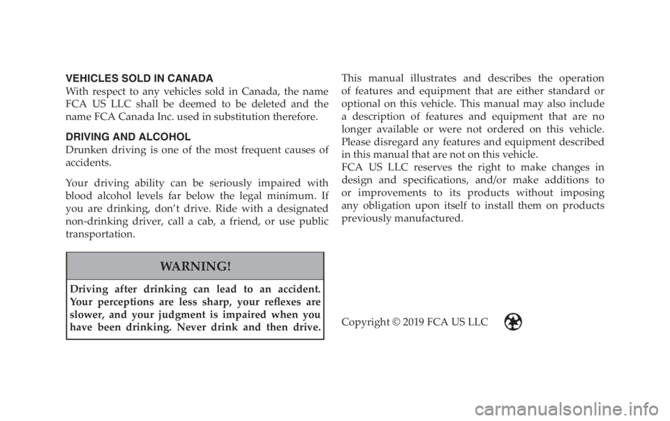 JEEP GLADIATOR 2020 Owners Manual JEEP GLADIATOR 2020 Owners Manual
