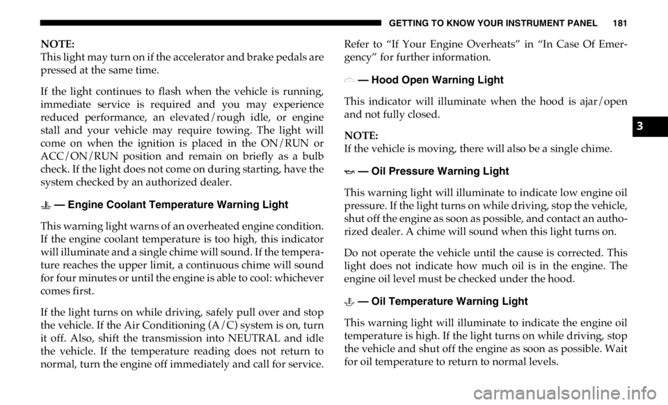 JEEP GLADIATOR 2020 Owners Manual 3 JEEP GLADIATOR 2020 Owners Manual 3