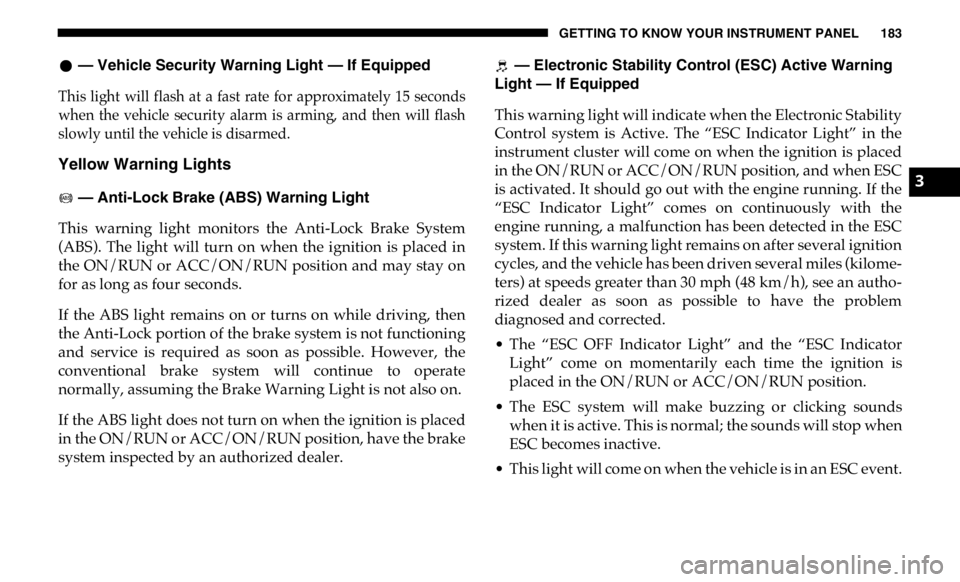 JEEP GLADIATOR 2020 Owners Manual 3 JEEP GLADIATOR 2020 Owners Manual 3