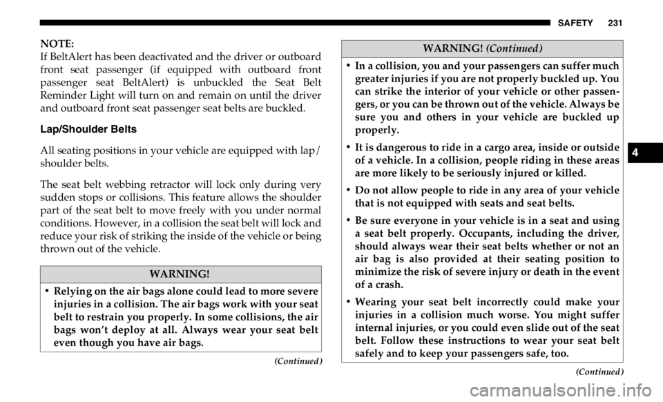 JEEP GLADIATOR 2020  Owners Manual ��&�R�Q�W�L�Q�X�H�G�\f
�