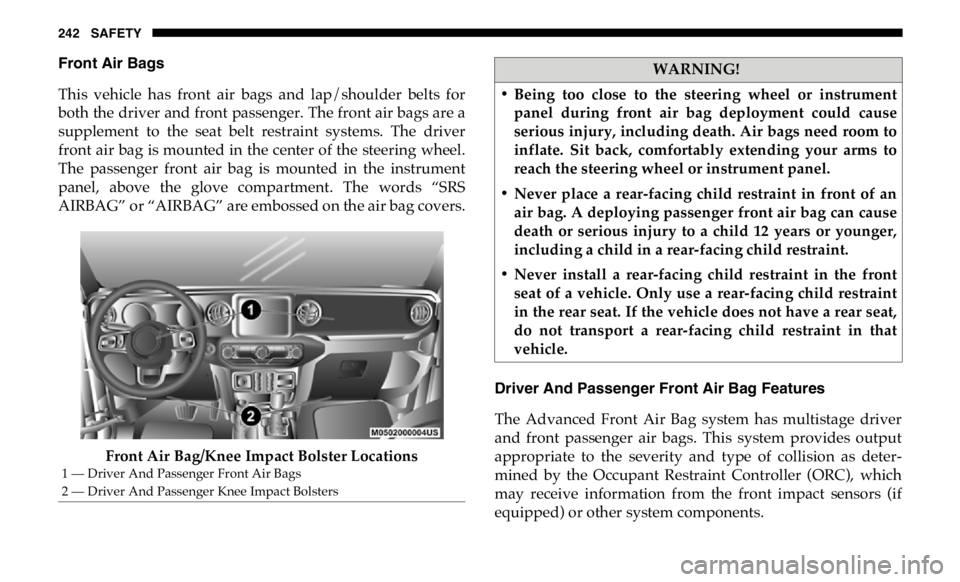 JEEP GLADIATOR 2020  Owners Manual 