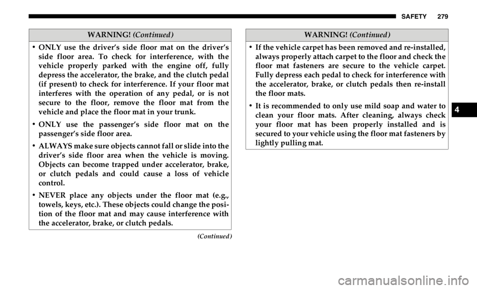 JEEP GLADIATOR 2020  Owners Manual �:�$�5�1�,�1�*� (Continued�\f�:�$�5�1�,�1�*� (Continued�\f
4 