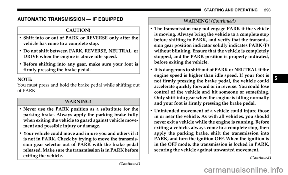 JEEP GLADIATOR 2020  Owners Manual ��&�R�Q�W�L�Q�X�H�G�\f
�:�$�5�1�,�1�*�
�