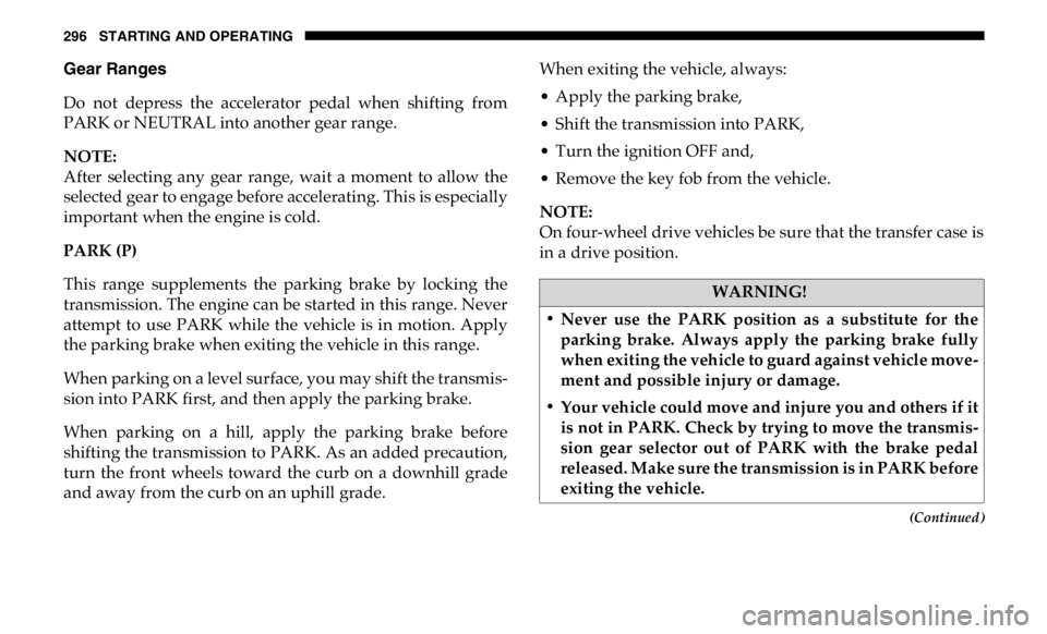 JEEP GLADIATOR 2020  Owners Manual 