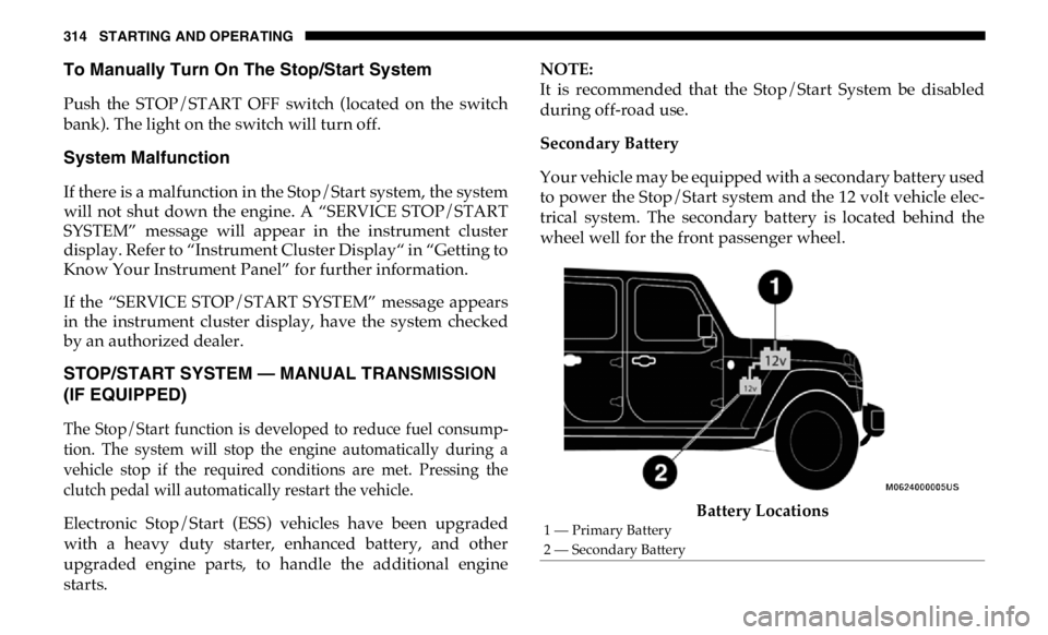 JEEP GLADIATOR 2020  Owners Manual 