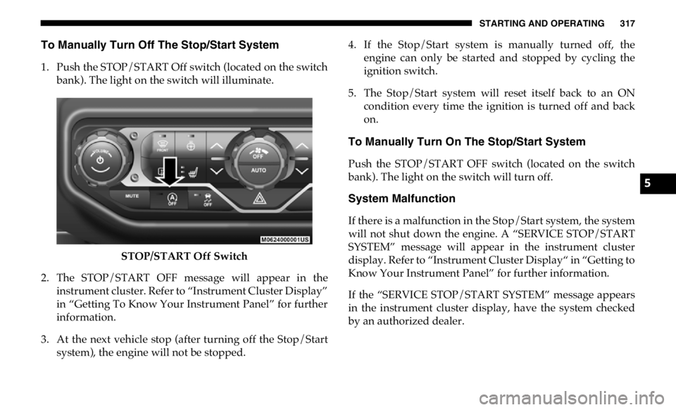 JEEP GLADIATOR 2020  Owners Manual 5 
