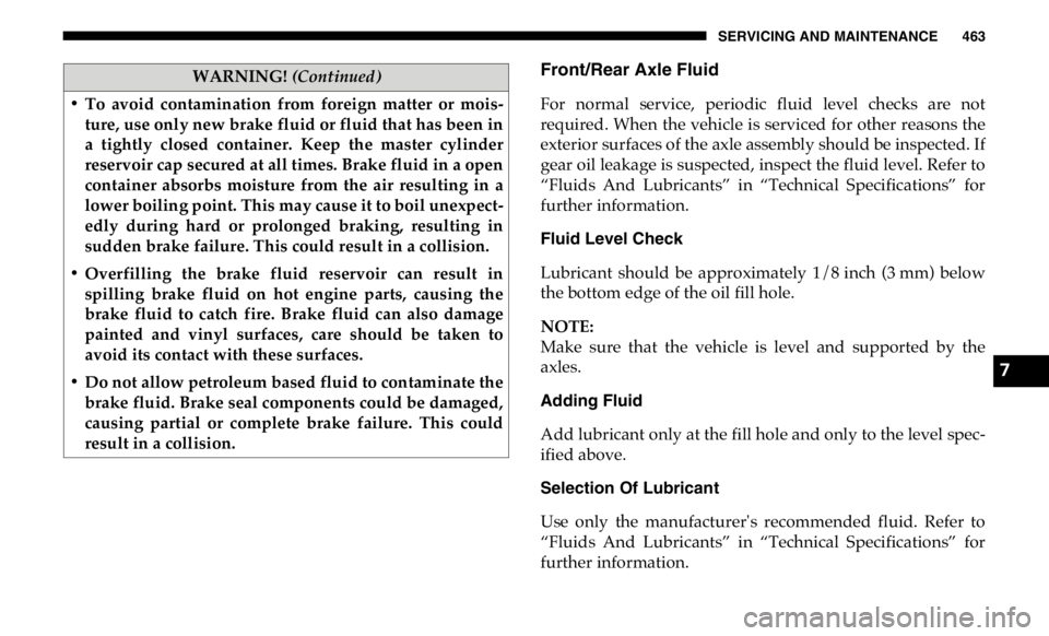JEEP GLADIATOR 2020  Owners Manual �:�$�5�1�,�1�*� (Continued�\f
7 