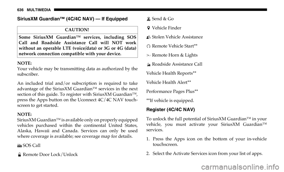JEEP GLADIATOR 2020  Owners Manual 