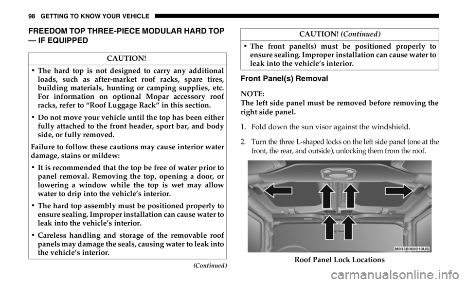 JEEP GLADIATOR 2020  Owners Manual �
