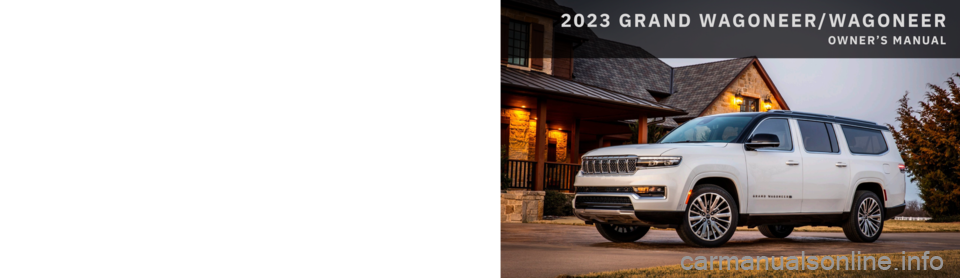 JEEP WAGONEER 2023  Owners Manual 