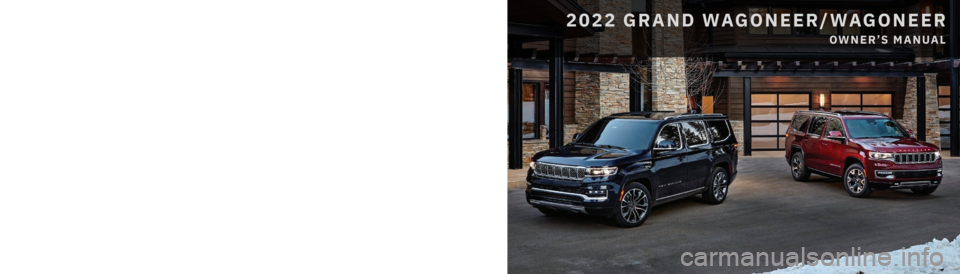 JEEP WAGONEER 2022  Owners Manual 