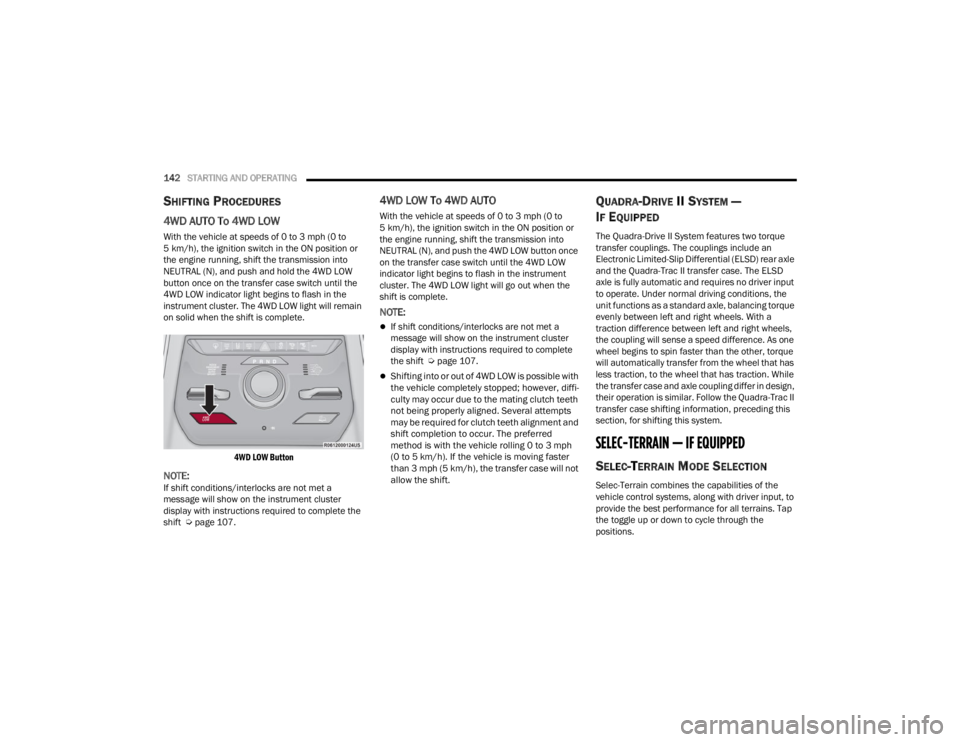 JEEP WAGONEER 2021  Owners Manual 