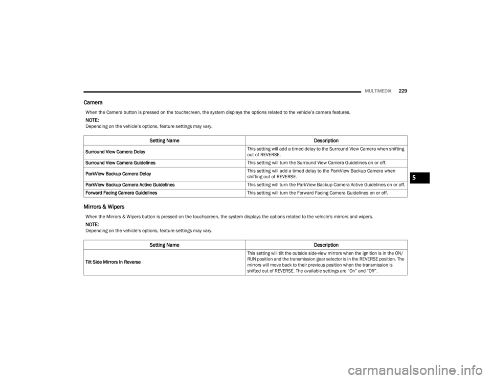 JEEP WAGONEER 2021  Owners Manual W�Ke�Q t�Ke M�L�U�Uo�U�V �	 W�L�Se�U�V b�Xtto�Q �L�V �S�Ue�V�Ve�G o�Q t�Ke to�X�F�K�V�F�Uee�Q� t�Ke �V�\�Vte�P �G�L�V�S�Oa�\�V t�Ke o�St�Lo�Q�V �Ue�Oate�G to t�Ke �Ye�K�L�F�Oe�