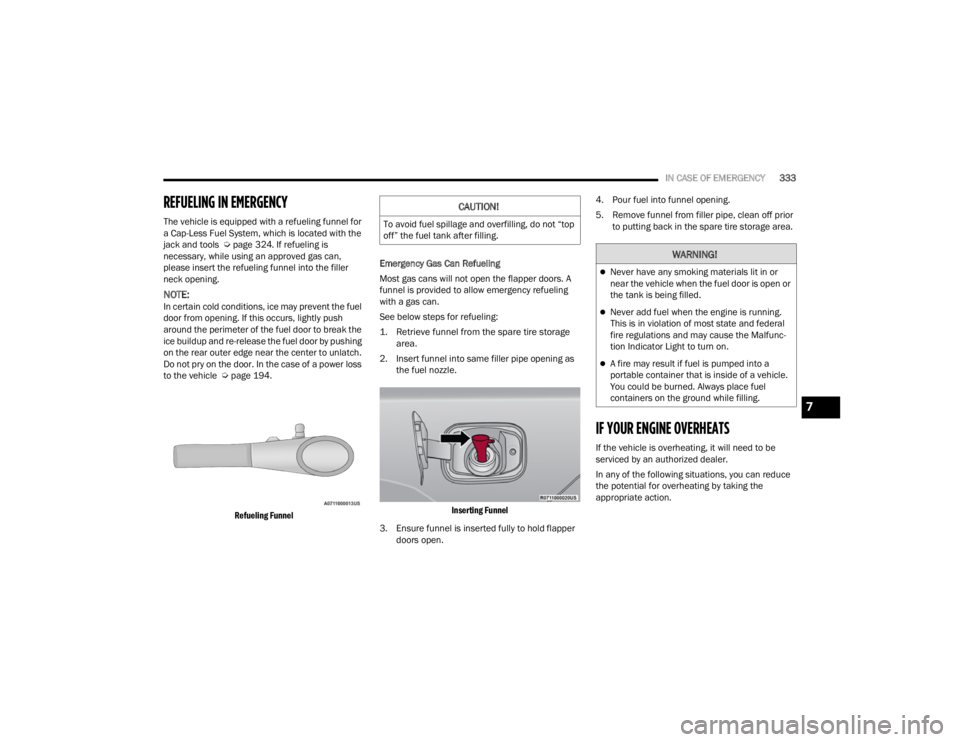 JEEP WAGONEER 2021  Owners Manual C�$U�7�,ON�
�7o a�Yo�L�G �I�Xe�O �V�S�L�O�Oage a�Q�G o�Ye�U�I�L�O�O�L�Qg� �Go �Qot �