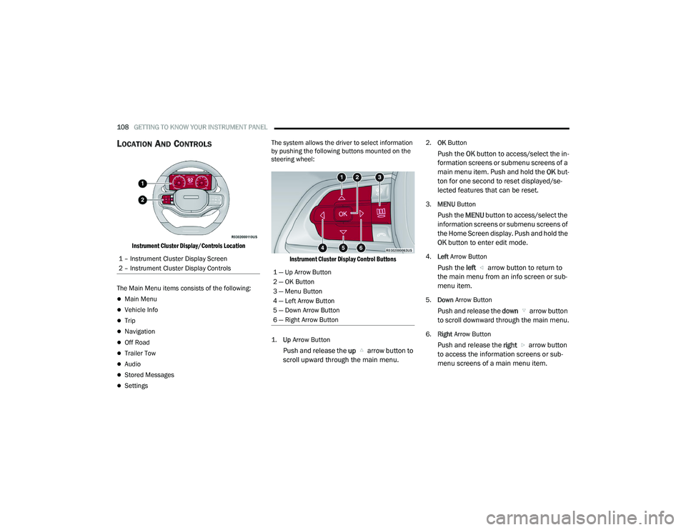JEEP GRAND WAGONEER 2022  Owners Manual ���³��8�S��$�U�U�R�Z��%�X�W�W�R�Q
���³��2�.��%�X�W�W�R�Q
���³��0�H�Q�X��%�X�W�W�R�Q
���³��/�H�I�W��$�U�U�R�Z��%�X�W�W�R�Q
���³���R�Z�Q��$�U�U�R�Z��%�X�W�W�R�Q
���³��5�