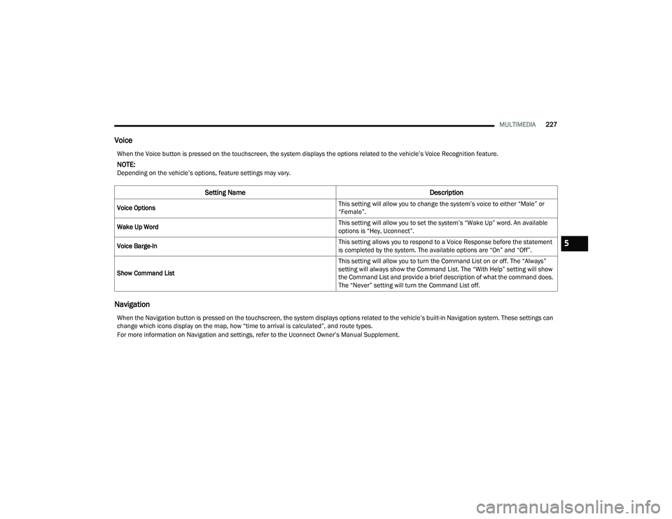 JEEP GRAND WAGONEER 2022  Owners Manual �:�K�H�Q��W�K�H��1�D�Y�L�J�D�W�L�R�Q��E�X�W�W�R�Q��L�V��S�U�H�V�V�H�G��R�Q��W�K�H��W�R�X�F�K�V�F�U�H�H�Q���W�K�H��V�\�V�W�H�P��G�L�V�S�O�D�\�V��R�S�W�L�R�Q�V��U�H�O�D�W�H�G��W�R��W�K�H
