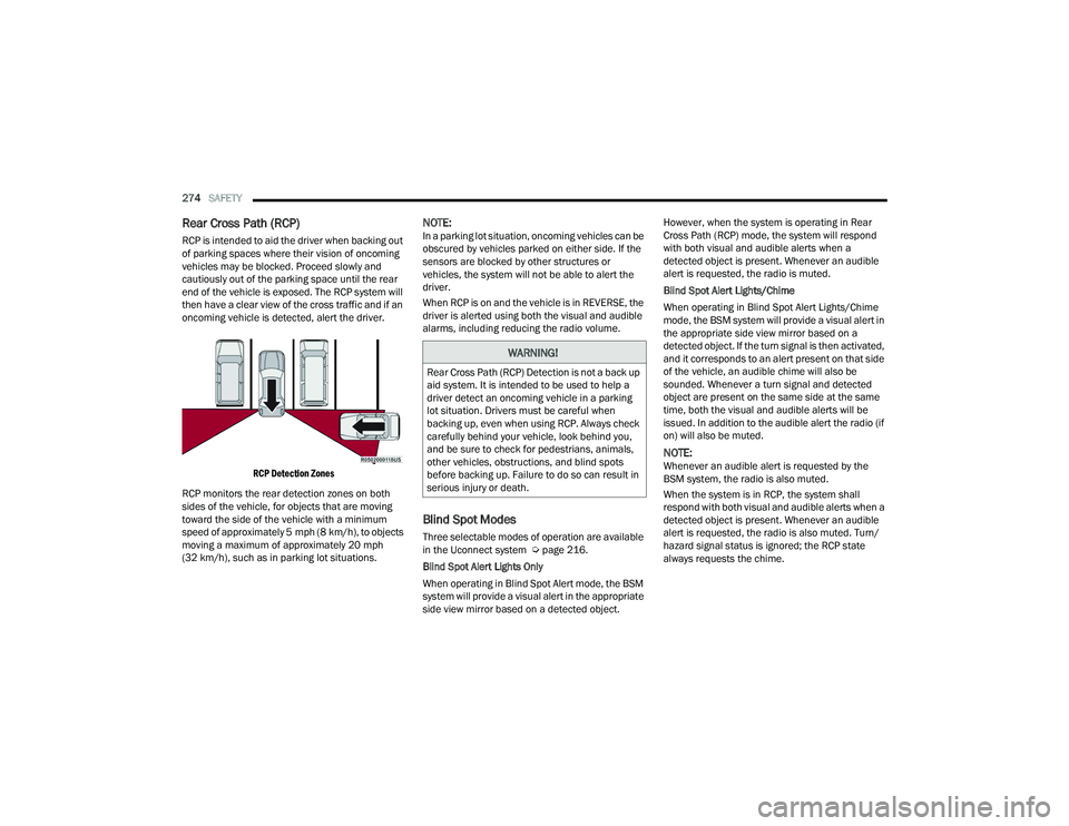 JEEP GRAND WAGONEER 2022  Owners Manual �:�$�5�1�,�1�*�
�5�H�D�U��&�U�R�V�V��3�D�W�K���5�&�3�\f���H�W�H�F�W�L�R�Q��L�V��Q�R�W��D��E�D�F�N��X�S�
�D�L�G��V�\�V�W�H�P���,�W��L�V��L�Q�W�H�Q�G�H�G��W�R��E�H��X�V�H�G��W�R��