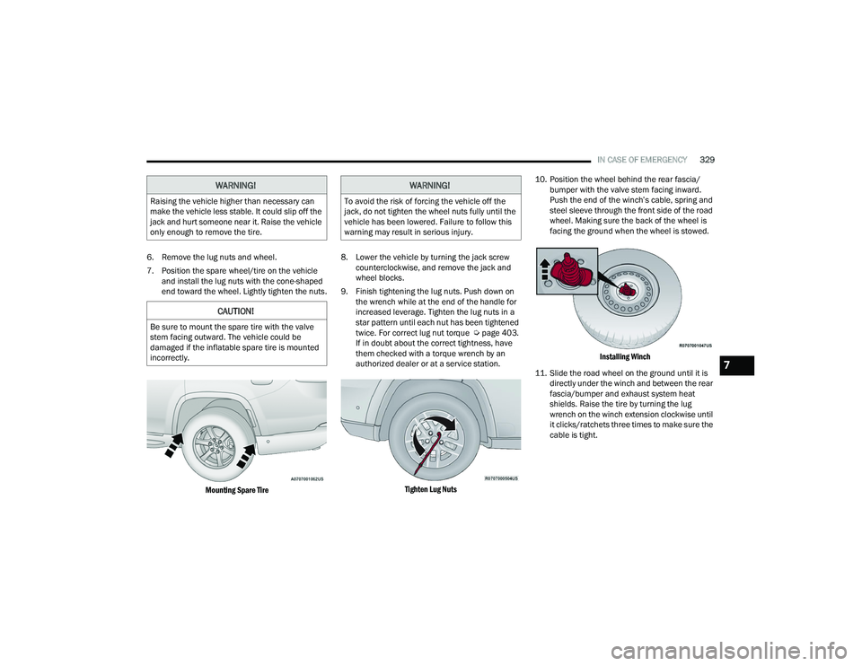 JEEP GRAND WAGONEER 2022  Owners Manual �:�$�5�1�,�1�*�
�5�D�L�V�L�Q�J��W�K�H��Y�H�K�L�F�O�H��K�L�J�K�H�U��W�K�D�Q��Q�H�F�H�V�V�D�U�\��F�D�Q�
�P�D�N�H��W�K�H��Y�H�K�L�F�O�H��O�H�V�V��V�W�D�E�O�H���,�W��F�R�X�O�G��V�O�L�S��R