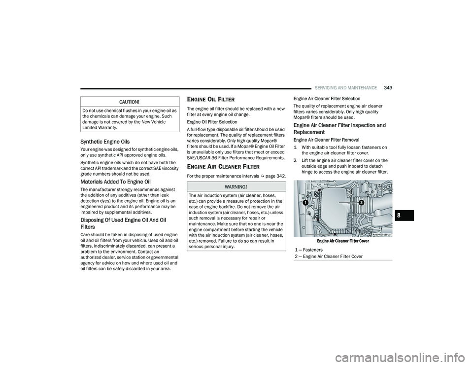 JEEP GRAND WAGONEER 2022  Owners Manual �:�$�5�1�,�1�*�
�7�K�H��D�L�U��L�Q�G�X�F�W�L�R�Q��V�\�V�W�H�P���D�L�U��F�O�H�D�Q�H�U���K�R�V�H�V��
�H�W�F��\f��F�D�Q��S�U�R�Y�L�G�H��D��P�H�D�V�X�U�H��R�I��S�U�R�W�H�F�W�L�R�Q��L�Q�