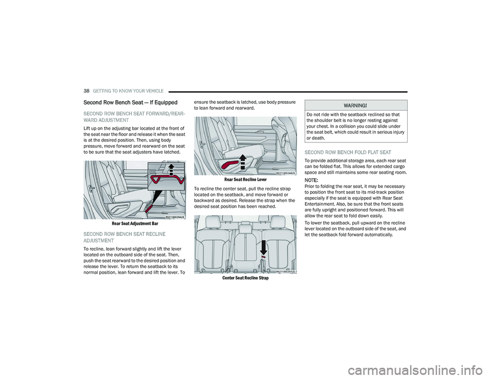 JEEP GRAND WAGONEER 2022 Owners Guide �:�$�5�1�,�1�*�
��R��Q�R�W��U�L�G�H��Z�L�W�K��W�K�H��V�H�D�W�E�D�F�N��U�H�F�O�L�Q�H�G��V�R��W�K�D�W�
�W�K�H��V�K�R�X�O�G�H�U��E�H�O�W��L�V��Q�R��O�R�Q�J�H�U��U�H�V�W�L�Q�J��D�J�D�L�Q