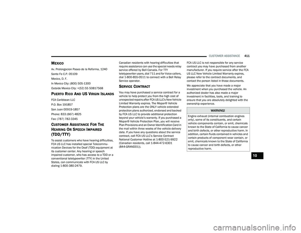 JEEP GRAND WAGONEER 2022  Owners Manual �:�$�5�1�,�1�*�
�(�Q�J�L�Q�H��H�[�K�D�X�V�W���L�Q�W�H�U�Q�D�O��F�R�P�E�X�V�W�L�R�Q��H�Q�J�L�Q�H�V�
�R�Q�O�\�\f���V�R�P�H��R�I��L�W�V��F�R�Q�V�W�L�W�X�H�Q�W�V���D�Q�G��F�H�U�W�D�L�Q�
�Y
