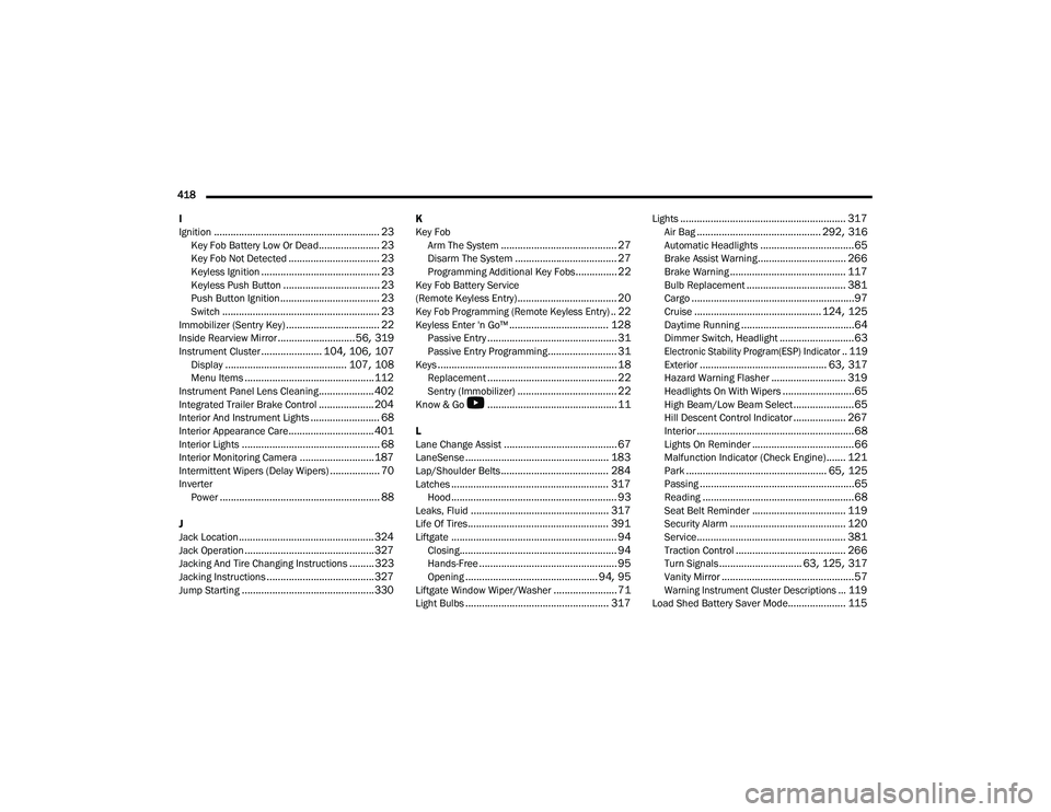 JEEP GRAND WAGONEER 2022  Owners Manual 