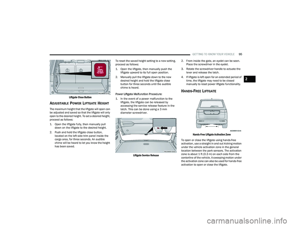 JEEP GRAND WAGONEER 2022  Owners Manual 2

22_WS_OM_EN_USC_t.book  Page 95   