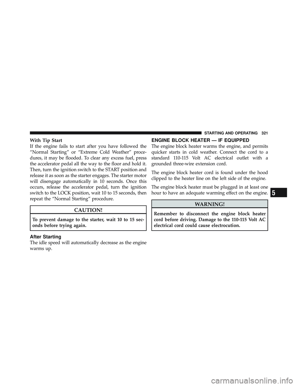 JEEP LIBERTY 2012  Owners Manual 