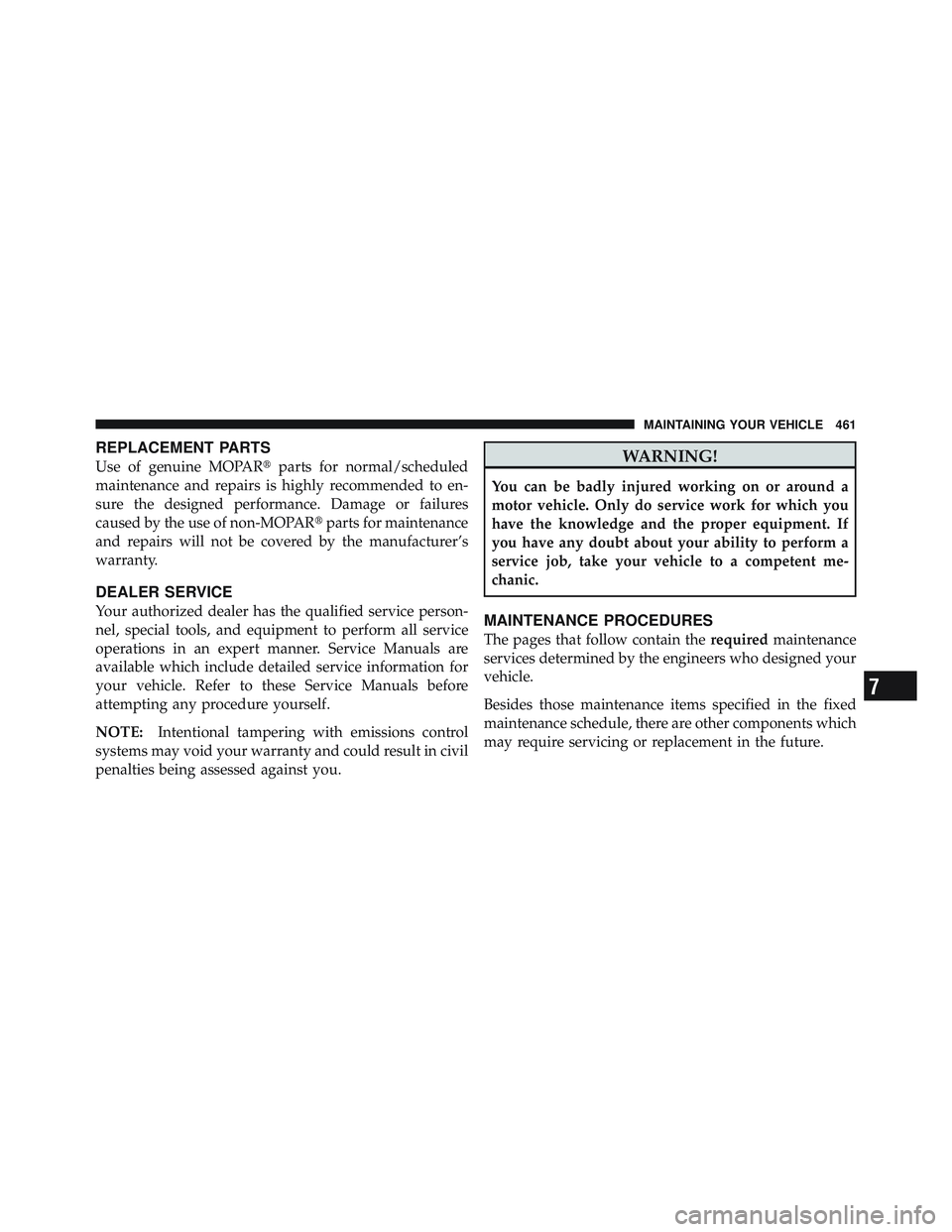 JEEP LIBERTY 2012  Owners Manual 