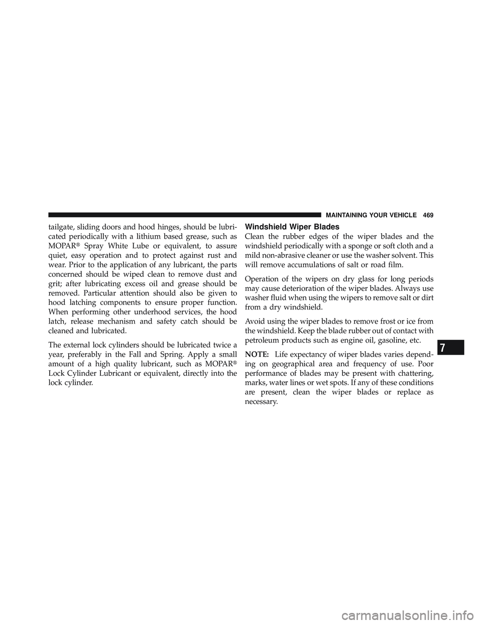 JEEP LIBERTY 2012  Owners Manual 