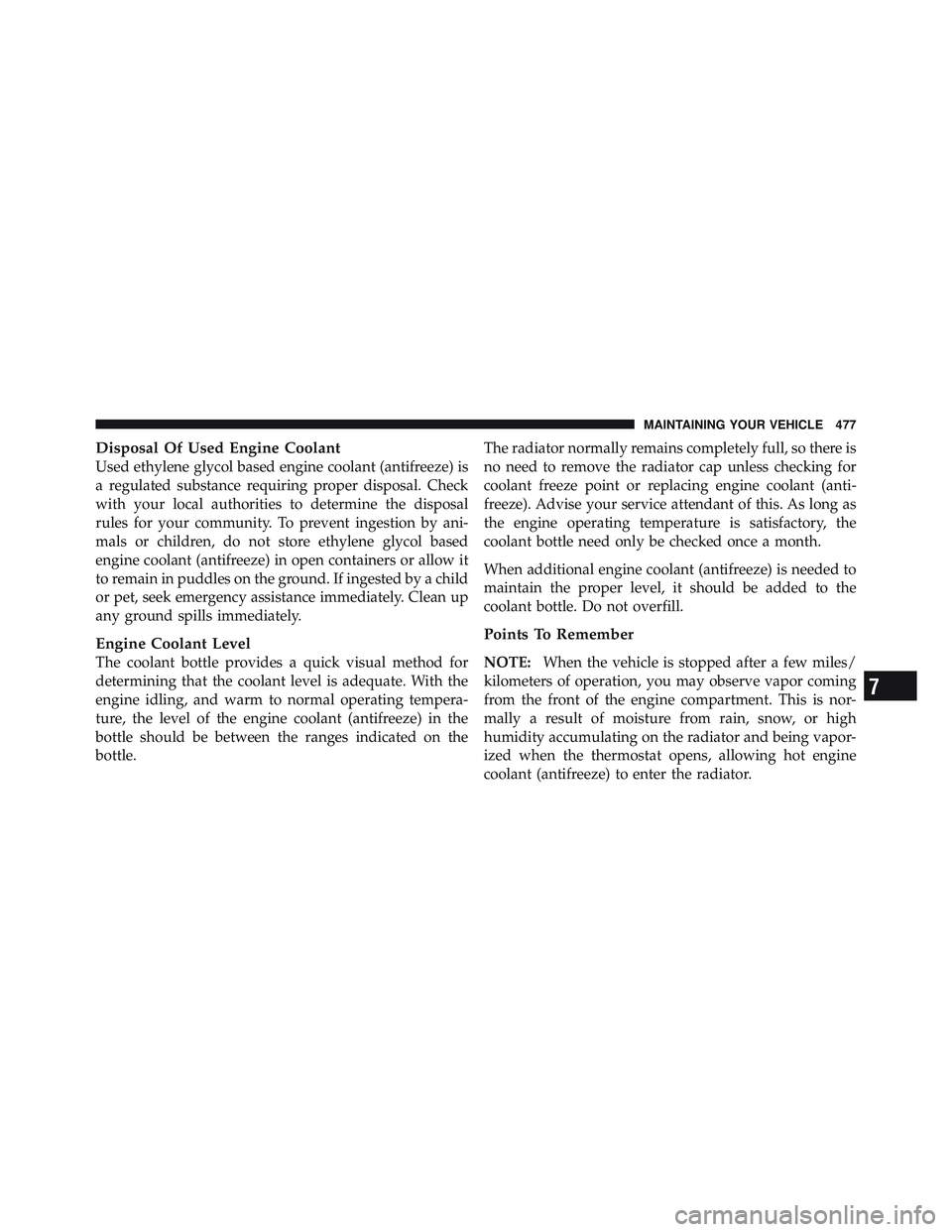 JEEP LIBERTY 2012  Owners Manual 