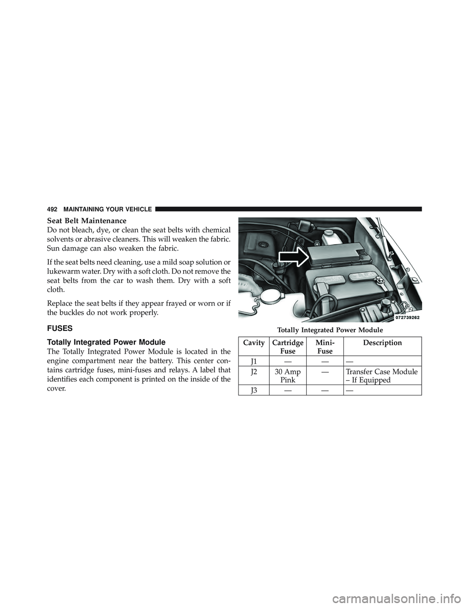 JEEP LIBERTY 2012  Owners Manual 
