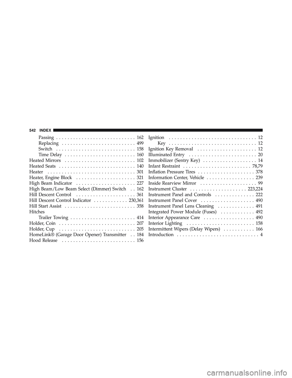 JEEP LIBERTY 2012  Owners Manual 