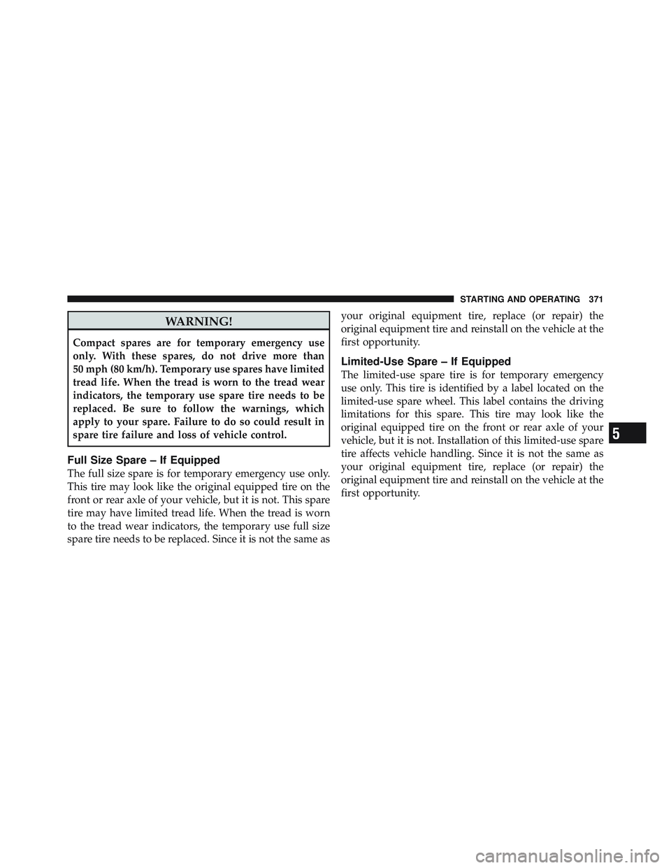 JEEP LIBERTY 2011  Owners Manual 