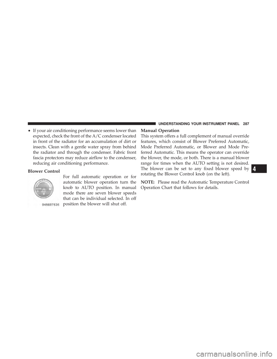 JEEP LIBERTY 2010 Owners Manual 4
UNDERSTANDING YOUR INSTRUMENT PANEL 287 JEEP LIBERTY 2010 Owners Manual 4
UNDERSTANDING YOUR INSTRUMENT PANEL 287