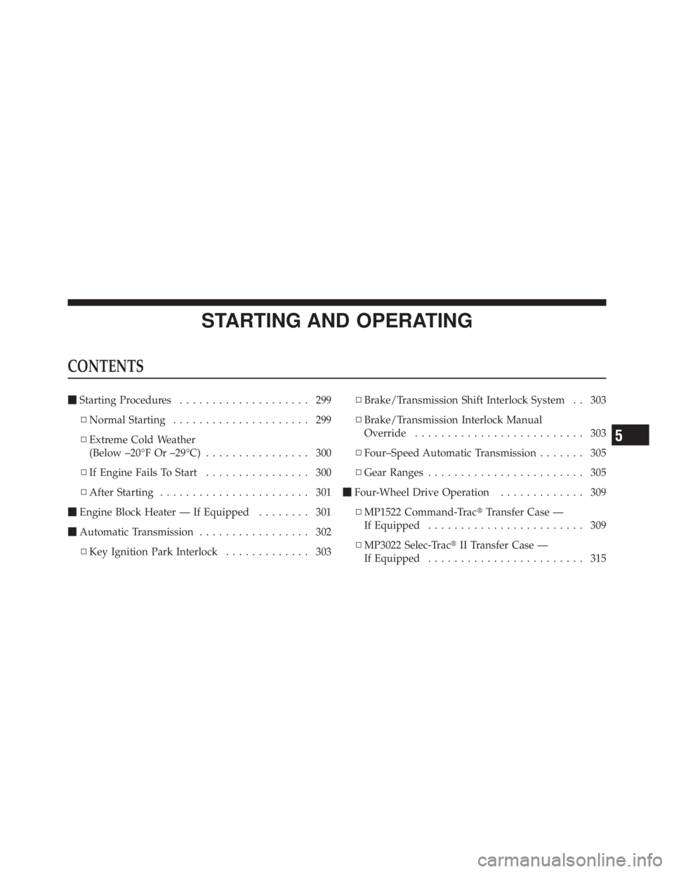 JEEP LIBERTY 2010 Owners Manual JEEP LIBERTY 2010 Owners Manual
