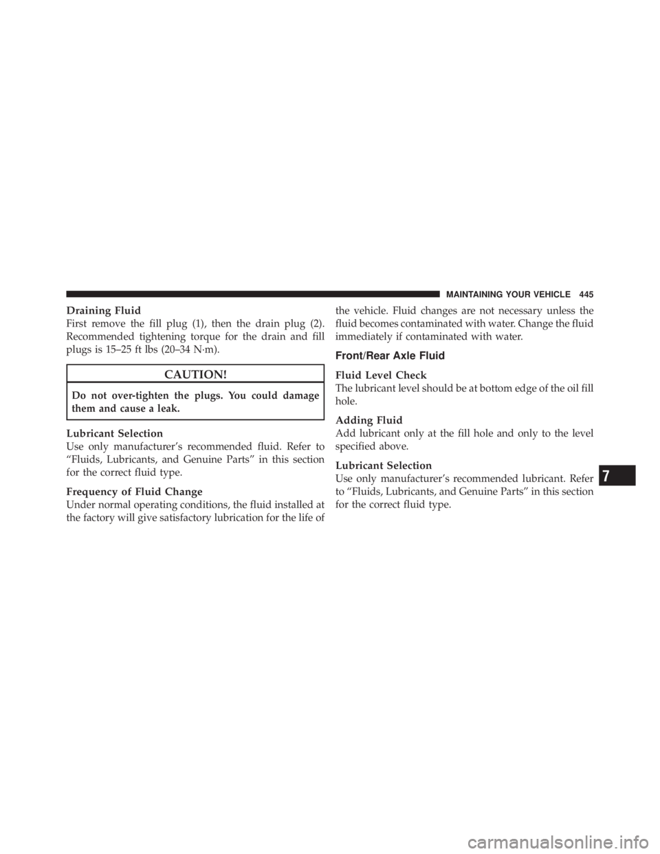 JEEP LIBERTY 2010 Owners Manual JEEP LIBERTY 2010 Owners Manual