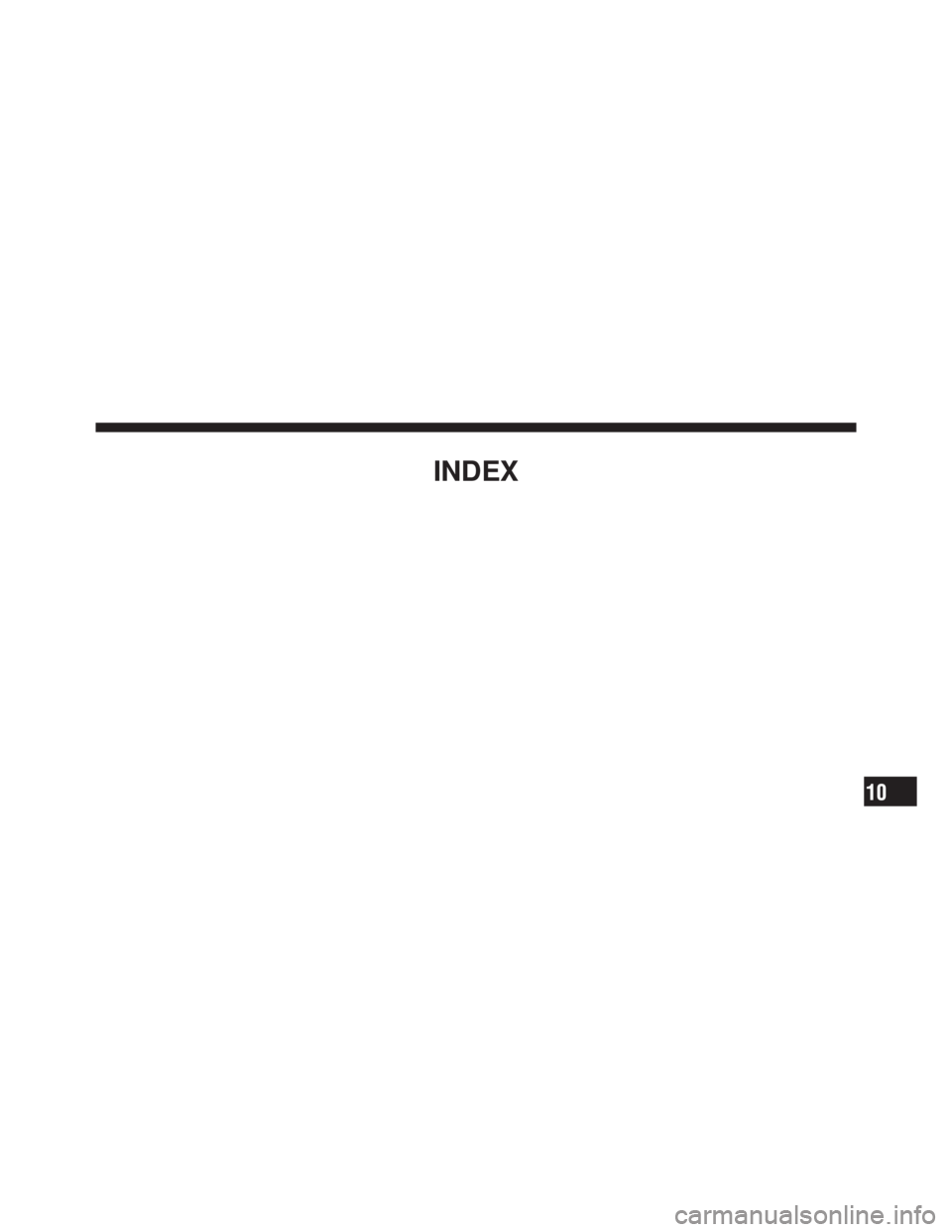 JEEP LIBERTY 2010  Owners Manual 