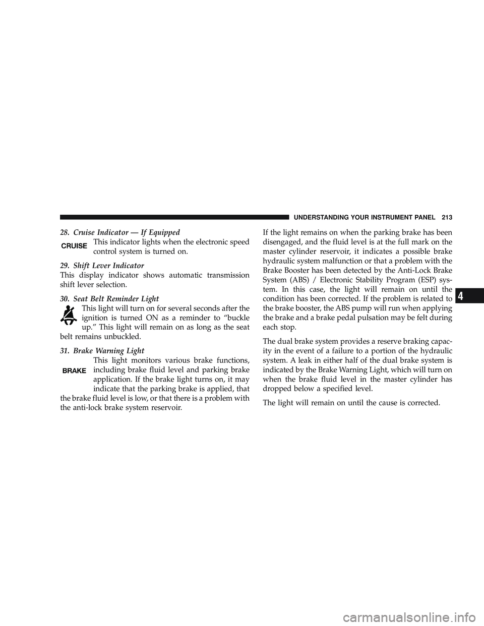 JEEP LIBERTY 2009 Owners Manual 4 JEEP LIBERTY 2009 Owners Manual 4