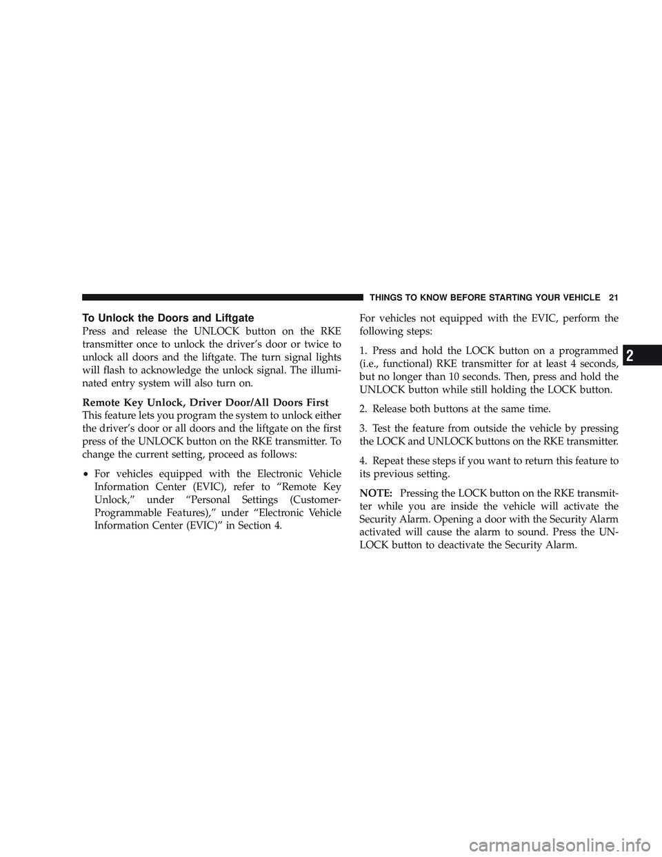 JEEP LIBERTY 2009 Owners Manual 2 JEEP LIBERTY 2009 Owners Manual 2