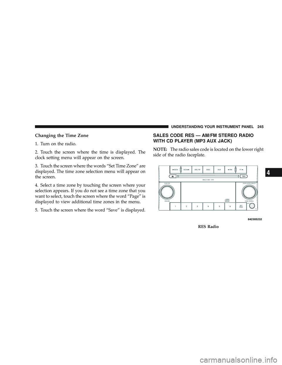 JEEP LIBERTY 2009 Owners Manual 4 JEEP LIBERTY 2009 Owners Manual 4