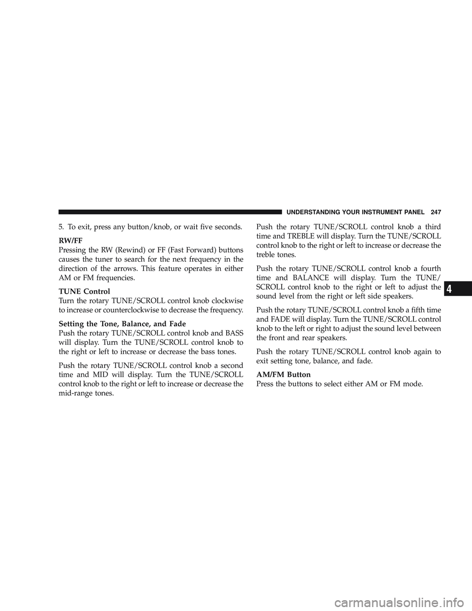 JEEP LIBERTY 2009 Owners Manual 4 JEEP LIBERTY 2009 Owners Manual 4