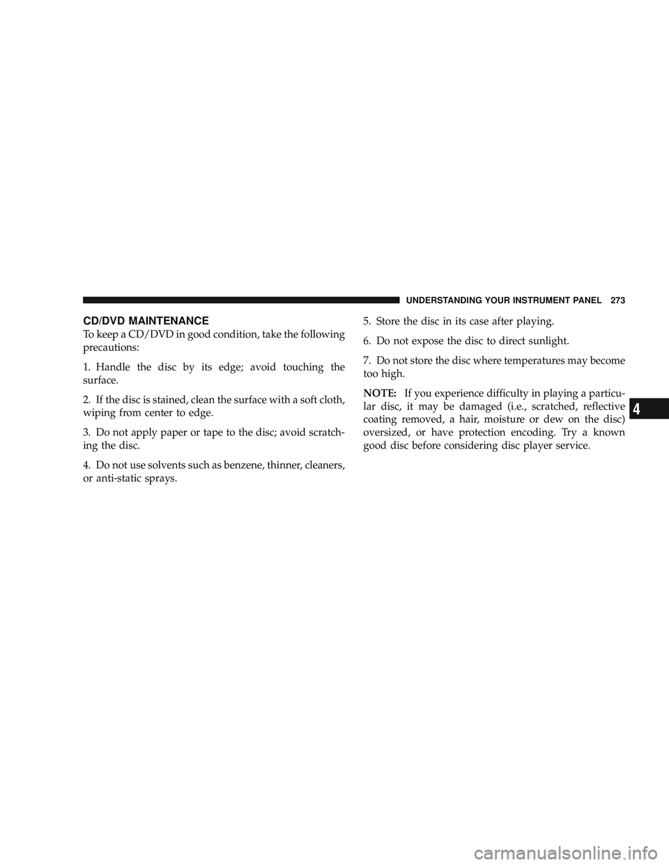 JEEP LIBERTY 2009  Owners Manual 4 